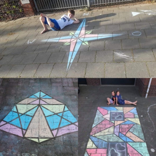 Welpen - online challenge stoepkrijt 2020